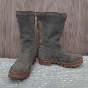 Keen Willamette Dry Boots Pull-On Waterproof Boots in Olive Size 9